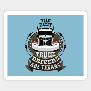 Texas Big Trucker_dark color Sticker